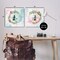 Stupell Industries Hummingbirds in Wreaths 2pc Canvas Wall Art Set Design by Katie Pertiet